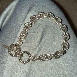 Elegant Silver Chain Bracelet